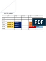 Horario Docente