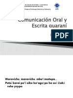 Comu. Oral y Escrita Guaraní UNIDAD II