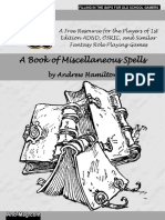 A Book of Miscellaneous Spells (1e, OSRIC)