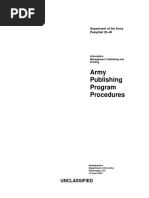 DA PAM 25-40 Army Publishing Program Procedures 13JUN2018