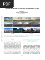 Castle in The Sky: Dynamic Sky Replacement and Harmonization in Videos