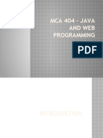 Mca 404 - Java and Web Programming