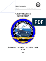 Flight Training Instruction, SNFO Instrument Navigation