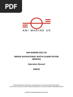 Ami Kw810 Operations Manual