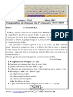 A5 - Examen Et Corrige Francais2013 2am t2