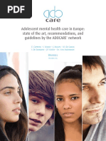 Adolescent Mental Health Care in Europe State of The Art Recommendations and Guidelines