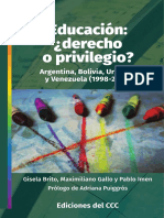 Varios - Educacion Derecho O Privilegio