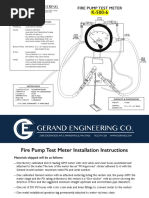 Fire Pump Test Meter: Gerand Engineering