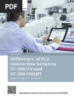 Difference of PLS Instruction Between S7-200 CN and S7-200 SMART