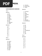 Unit 4 - B2 - Key - Supplementary Exercises