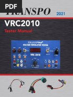 Transpo Vrc2010 Tester Manual 2021