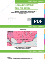 Geología de Campo I Preinforme