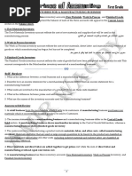 Cost Accounting (1) First Grade: Inventories For A Manufacturing Business