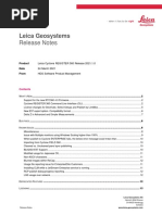 Leica Geosystems: Release Notes