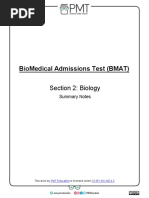 BMAT Biology Notes Pack