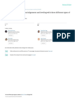 Clinical Evaluation of Dental Alignment and Leveli