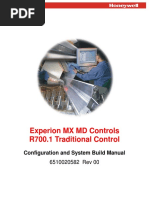 Experion MX MD Controls R700.1 Traditional Control: Configuration and System Build Manual