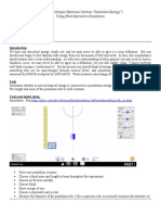 Worksheet (Simple Harmonic Motion "Pendulum Energy") Using Phet Interactive Simulation