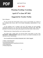 Planning Teaching Learning 2021