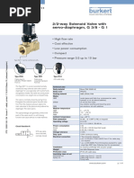 2/2-Way Solenoid Valve With Servo-Diaphragm, G 3/8 - G 1