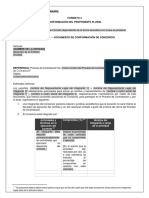 Fortmato Conformación Proponente Plural Unión Temporal