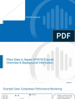 Plant Data in Aspen HYSYS Tutorial