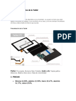 Analisis Tecnologico de La Tablet