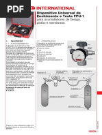 Dispositivo Universal de Enchimento e Teste Fpu 1 para Acumuladores de Bexiga Pistao e Membrana
