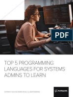 Top 5 Programming Languages For Systems Admins To Learn