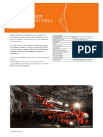 Sandvik Dd321 Development Drill: Technical Specification