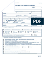 Solicitud de Pago Directo de Incapacidad Temporal: Datos Personales Caso