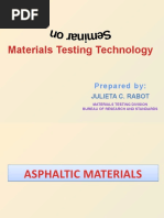 Materials Testing Technology: Prepared by