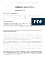 Tarea 2 - Resumen - Propiedades de Los Alimentos