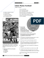 Australian Rules Football: Timesaver Customs & Lifestyle in The English-Speaking World Australia