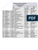 CMC-Time Table 1st Year MBBS 150620