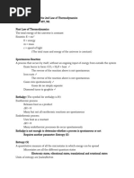 Chapter 20 (Entropy & Free Energy)