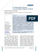 Mini Review On Psychedelic Drugsillumination On The Hidden Aspects of Mind