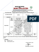 SERTIFIKAT ANALISIS Temulawak