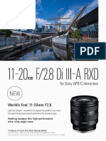 World's First 11-20mm F2.8: Nothing Escapes This High-Performance Ultra Wide-Angle Zoom