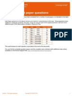 Vectors - Past Paper Questions: Cambridge IGCSE