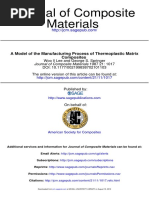 Woo Il Lee Springer - 1987 - A Model of The Manufacturing Process of Thermoplastic Matrix Composites