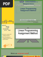 LP Assignment Method