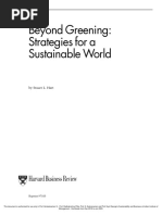 Beyond Greening: Strategies For A Sustainable World: Harvard Business Review