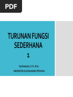 Turunan Fungsi