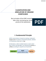 Classification and Nomenclature of Organic Compounds