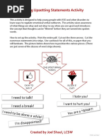 Filtering Upsetting Statements Activity: Created by Joel Shaul, LCSW