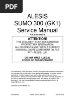 Alesis Sumo 300GK1 Keyboard Amp Service Manual