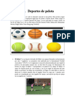 Deportes de Pelota