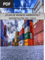 Plan de Manejo Ambiental Exportación Del Coco