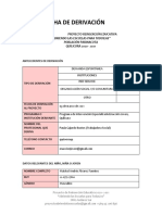 Ficha Derivación (Quilicura) Maickol Álvarez